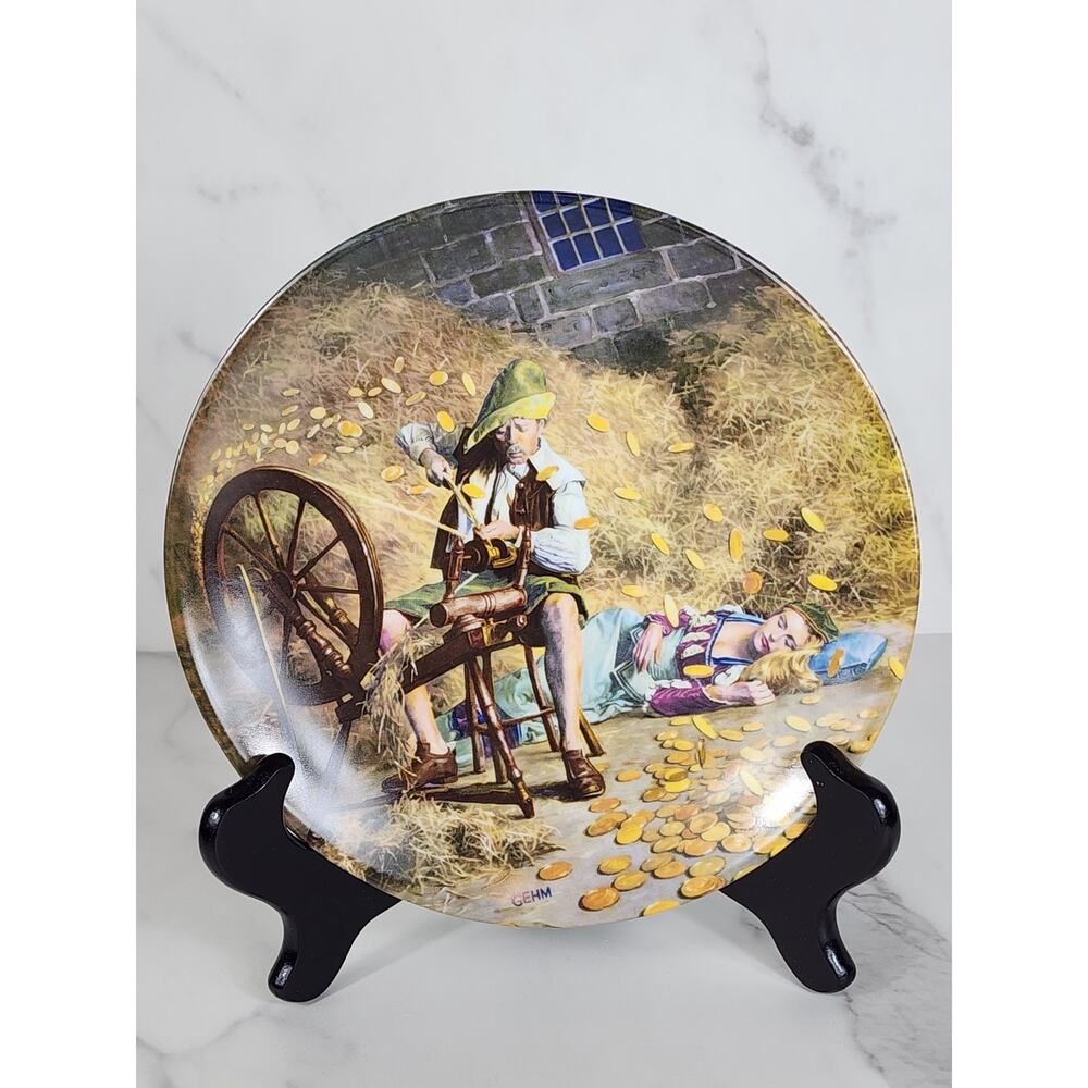 Grimm's Fairy Tales Rapunzel Year 1981 Porcelain 7 3/4" Plate Wall Decor Vintage
